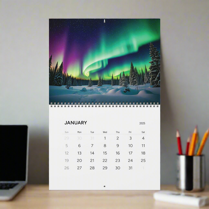 2025 AI Generated Art - Wall Calendar