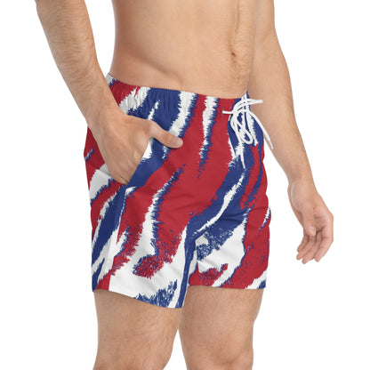 Red White and Blue - Swim Trunks