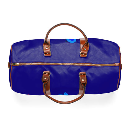 Bright Summer flowers - Ultramarine 160987 - Waterproof Travel Bag