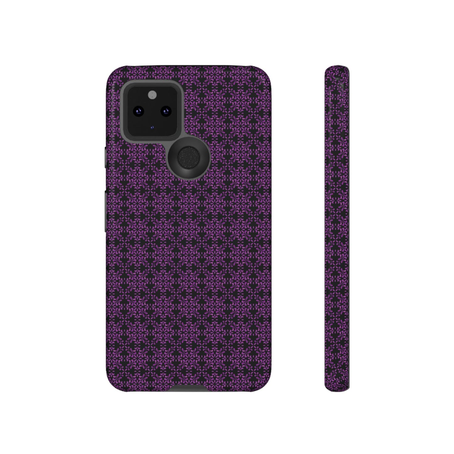 Vibrant Kaleidoscope - Purple - Black - Tough Cases