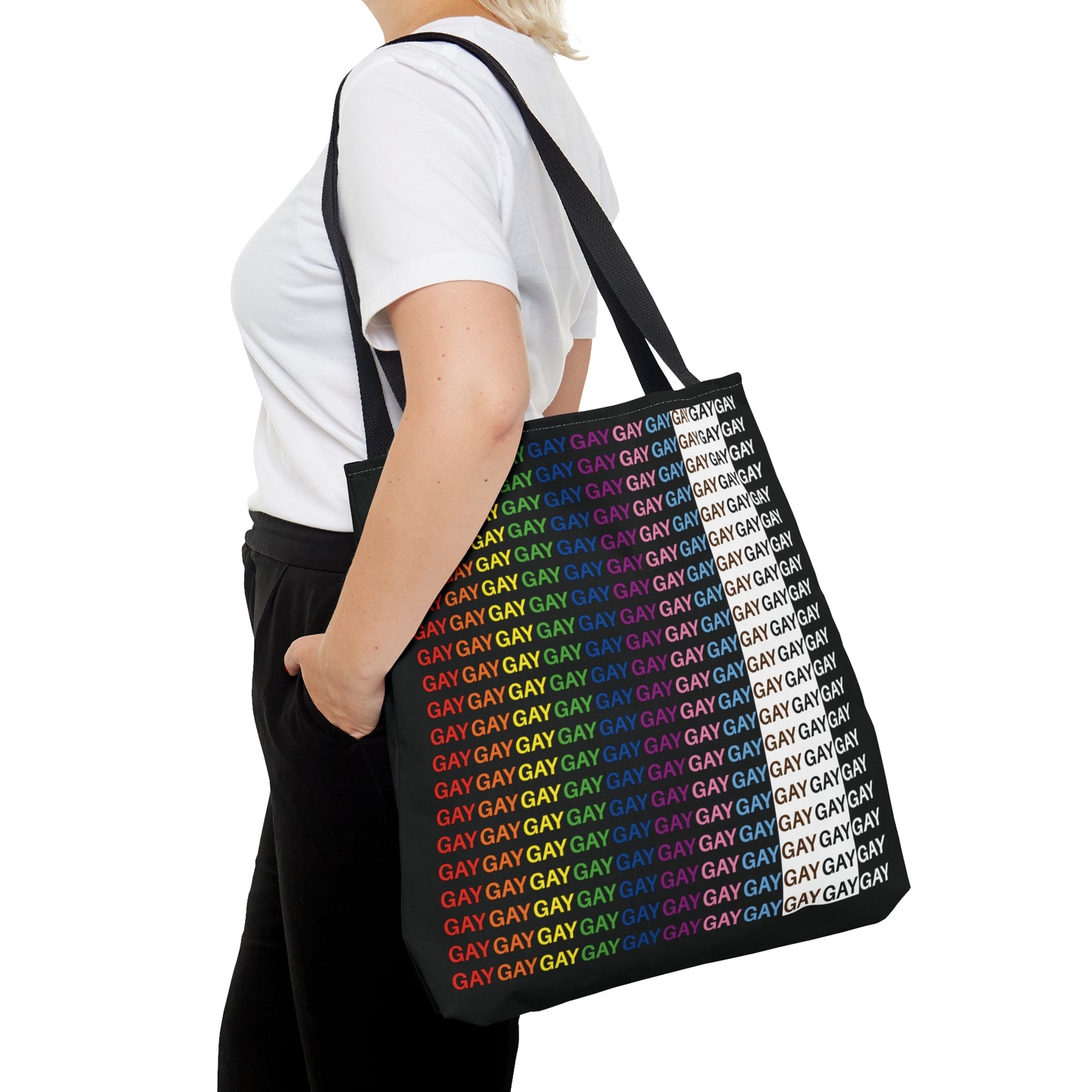 GAY GAY GAY - Black 000000 - Tote Bag