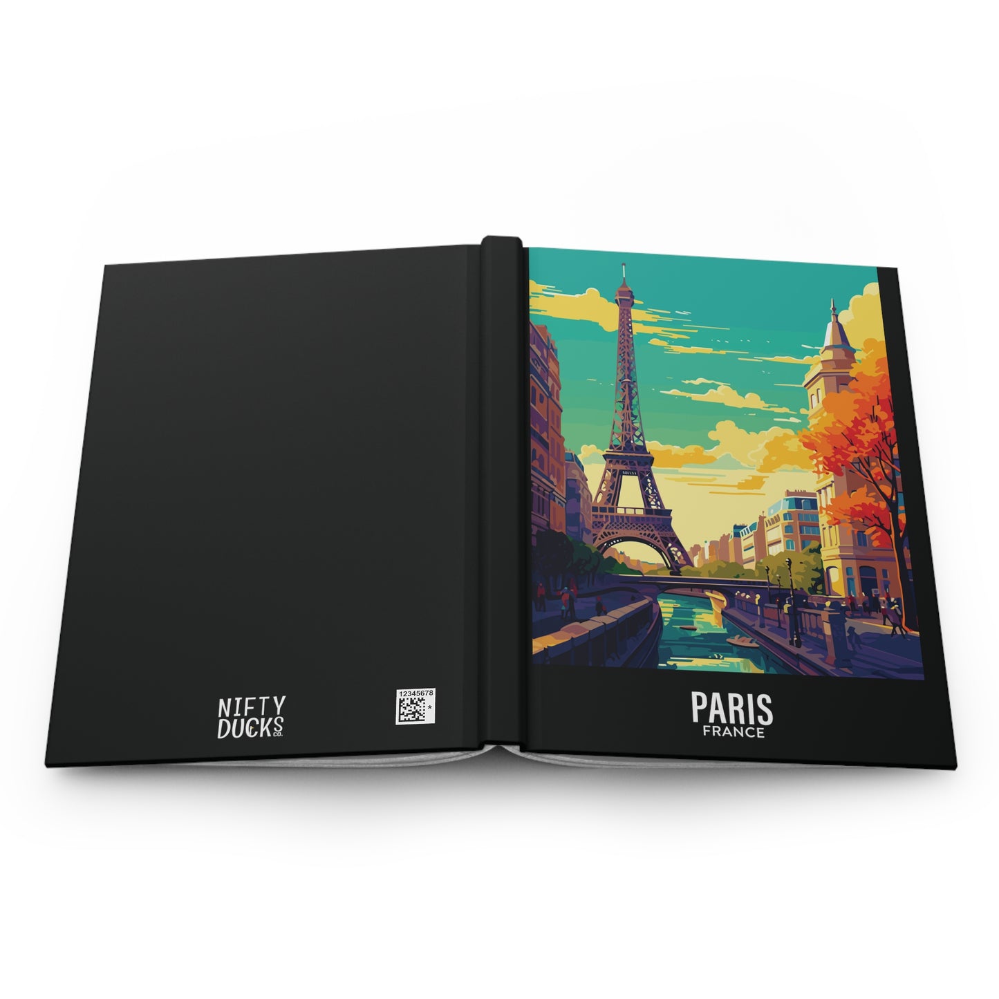 Paris - France - Hardcover Journal Matte