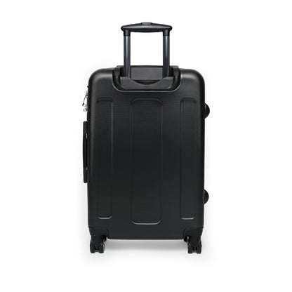 Playful Dolphins - Black 000000 - Suitcase