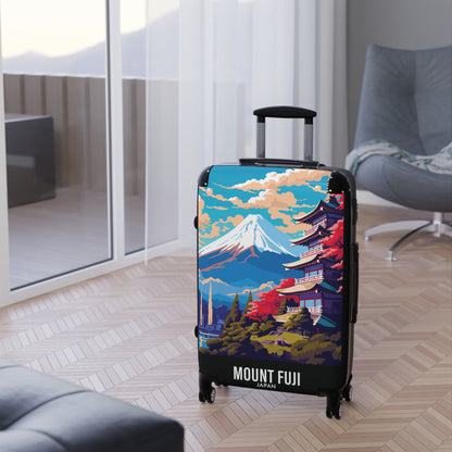 Mount Fuji - Japan - Black 000000 - Suitcase