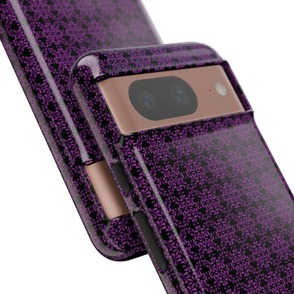 Vibrant Kaleidoscope - Purple - Black - Tough Cases