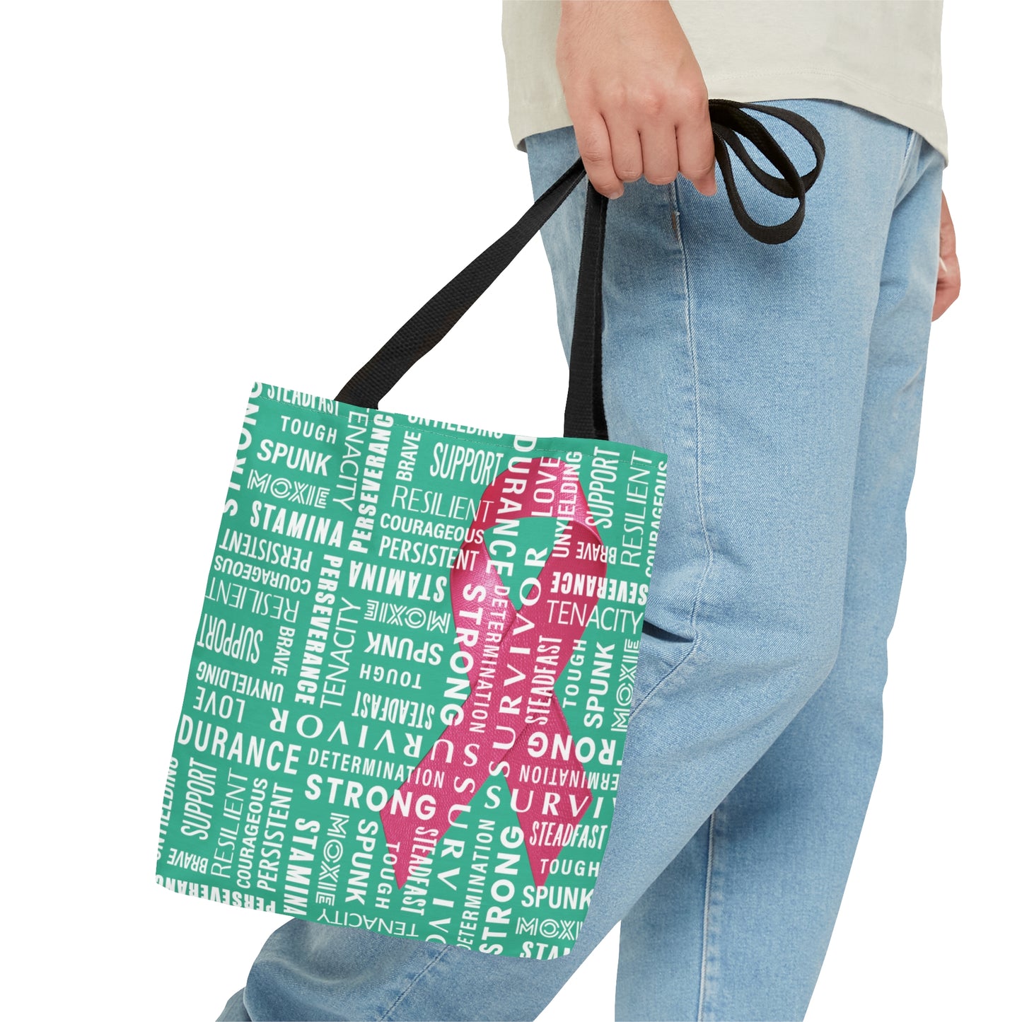Celebrating the Survivors Supporting the Fighters - Turquoise 12d3ad  - Tote Bag