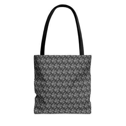 Letter Art - I - Gray - Black 000000 - Tote Bag