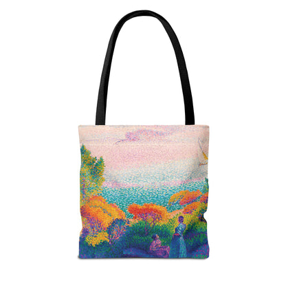 Henri Edmond Cross - Two Women by the Shore, Mediterranean - 1896 - Tote Bag