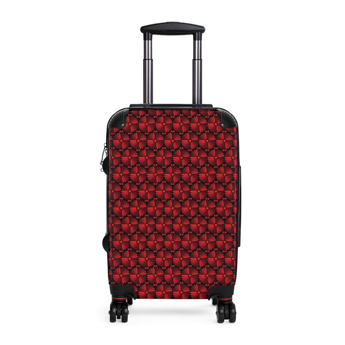 Letter Art - I - Red - Black 000000 - Suitcase