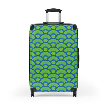 Green and Blue Sunrise - Suitcases