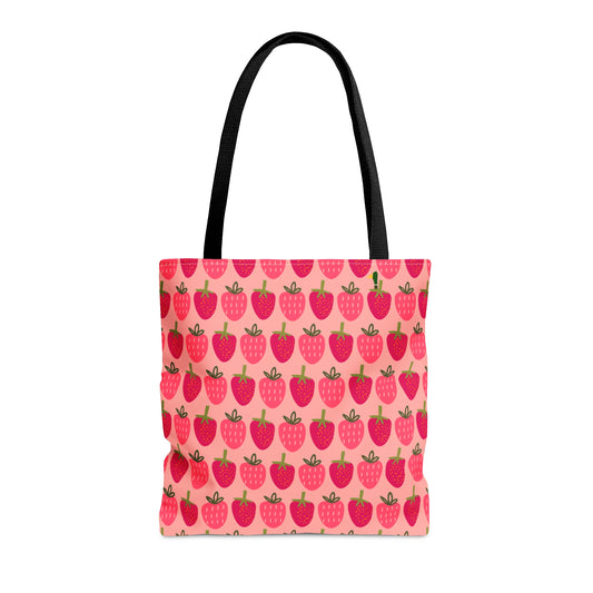 Sweet as a strawberry - Tote Bag - White - double side print