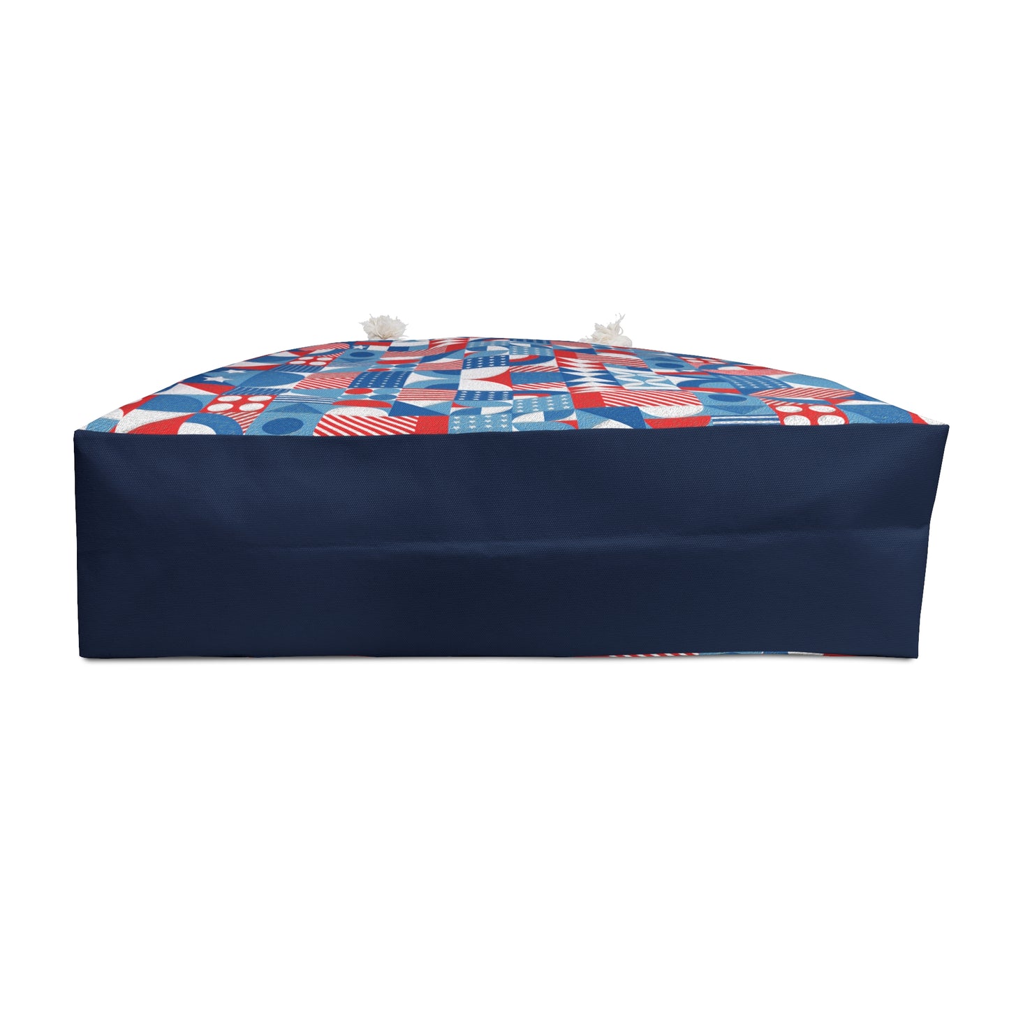 Red White and Blue Bold Pattern - Oil Paint Texture - Weekender Bag