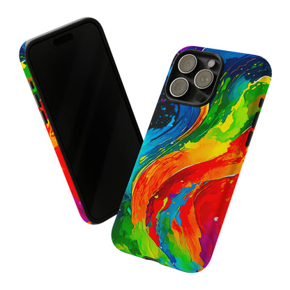 Color Splash - Black 000000 - Tough Cases