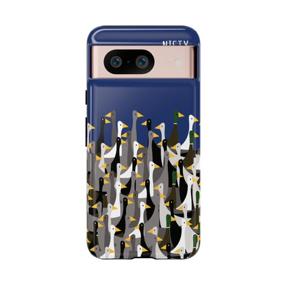 That is a LOT of ducks - Logo - Blue 003377 - Tough Cases