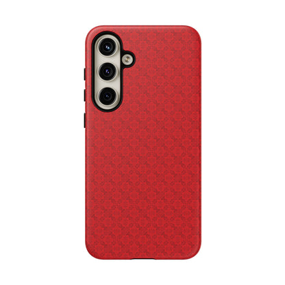 Vibrant Kaleidoscope - Red - Scarlet - Tough Cases