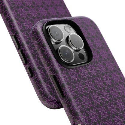 Vibrant Kaleidoscope - Purple - Black - Tough Cases