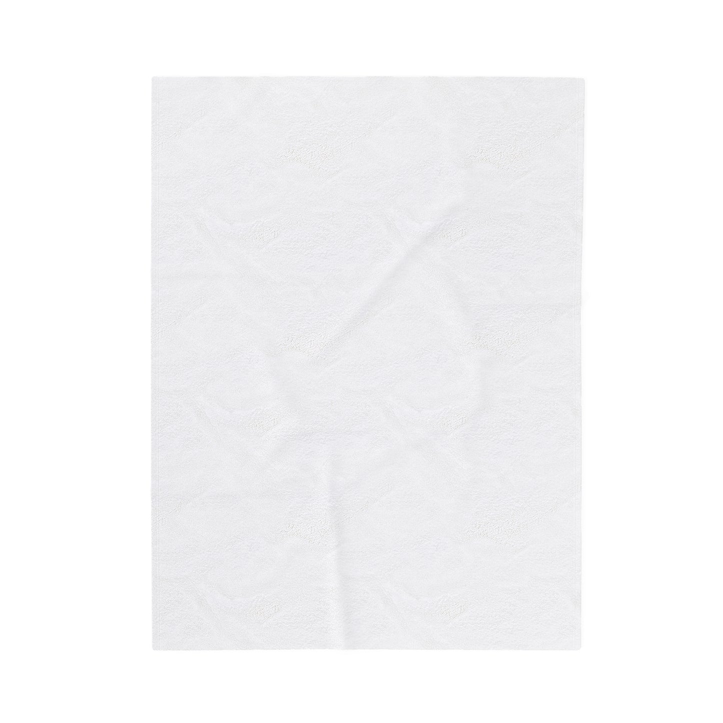 Scarlet Symphony - White - Velveteen Plush Blanket