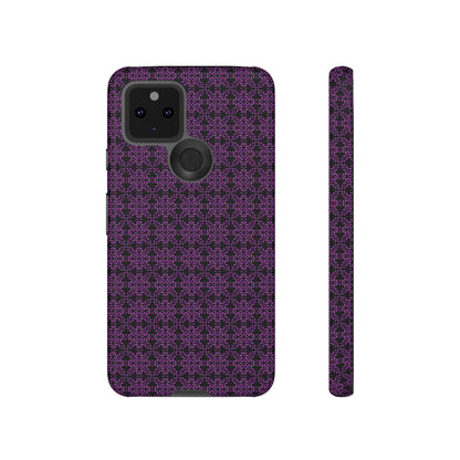 Vibrant Kaleidoscope - Purple - Black - Tough Cases