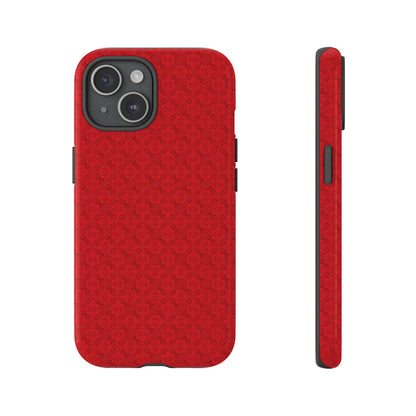 Vibrant Kaleidoscope - Red - Scarlet - Tough Cases