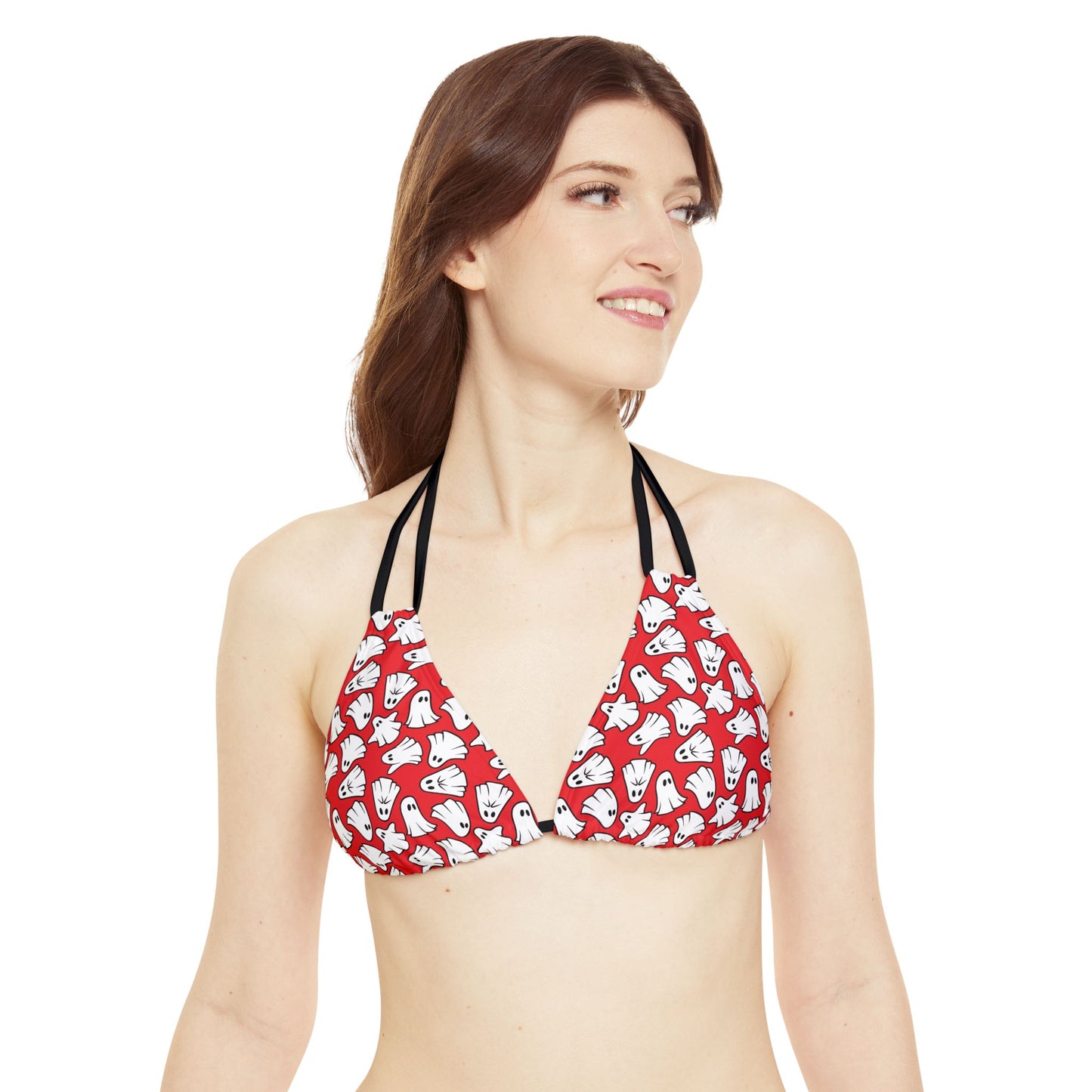 Boo - Ghosts - Halloween - Scarlet de0000 - Strappy Bikini Set