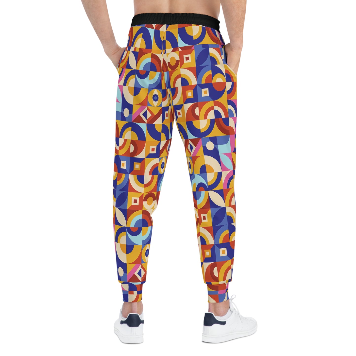 Bold Geometric pattern - Athletic Joggers (AOP)