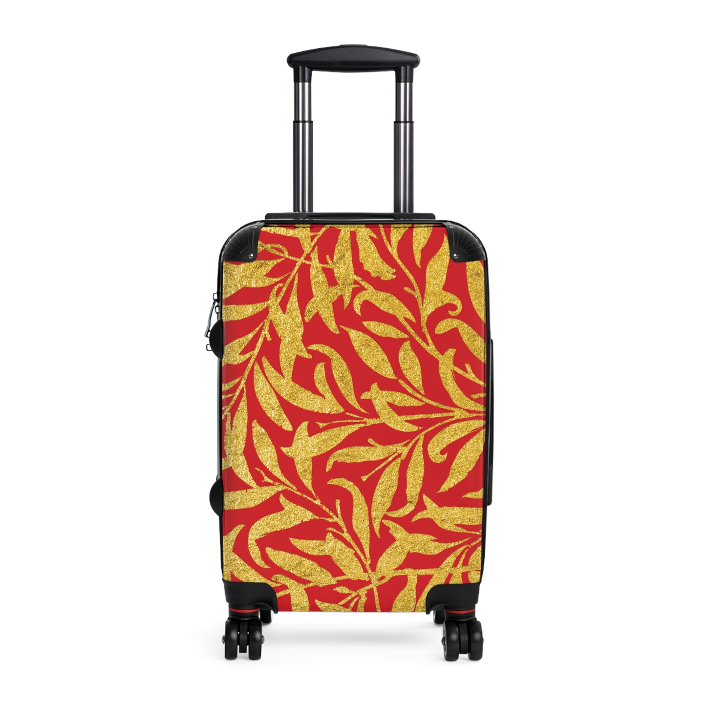 Gold Leaves - Scarlet - Suitcases