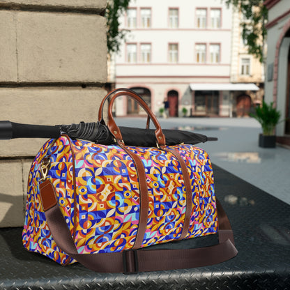 Bold Geometric print - Waterproof Travel Bag