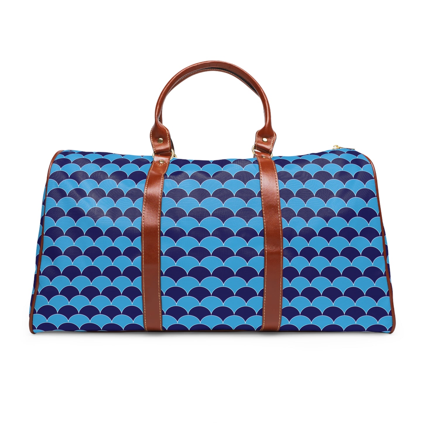 Blue Fans - Azure 0080FF - Waterproof Travel Bag