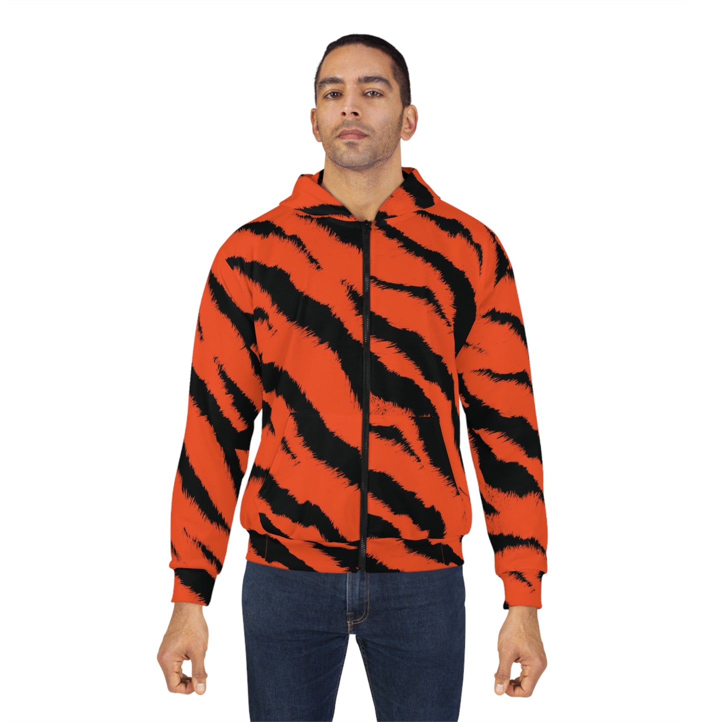 Stay warm like a Bengal - Unisex Zip Hoodie