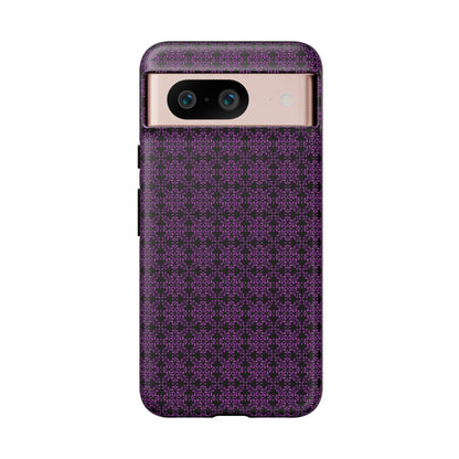 Vibrant Kaleidoscope - Purple - Black - Tough Cases