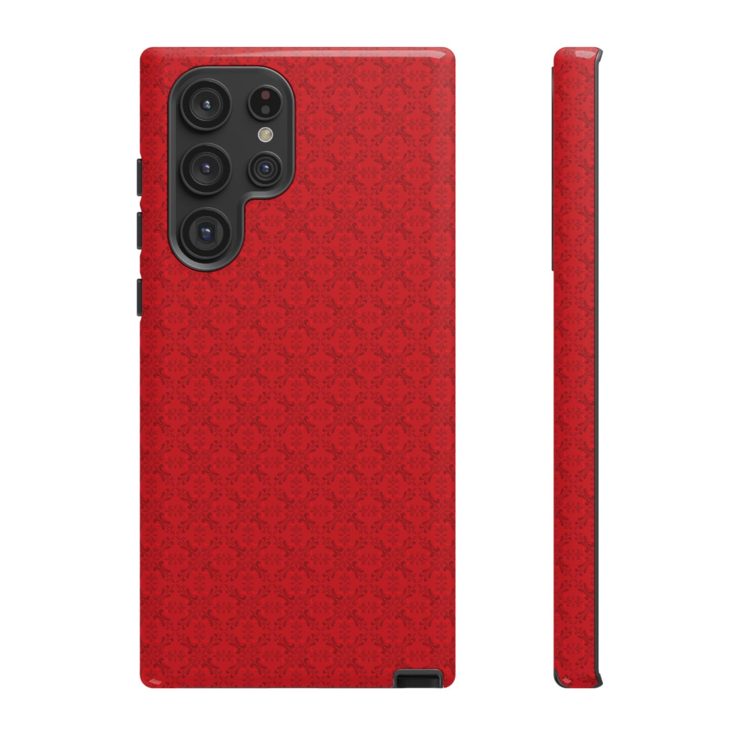 Vibrant Kaleidoscope - Red - Scarlet - Tough Cases