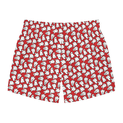 Boo - Ghosts - Halloween - Scarlet de0000 - Swim Trunks