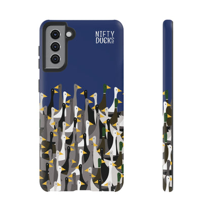 That is a LOT of ducks - Logo - Blue 003377 - Tough Cases