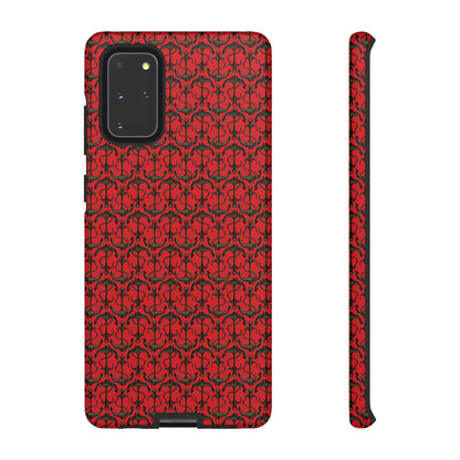 Anchors Away - Black Gray - Scarlet de0000 - Tough Cases