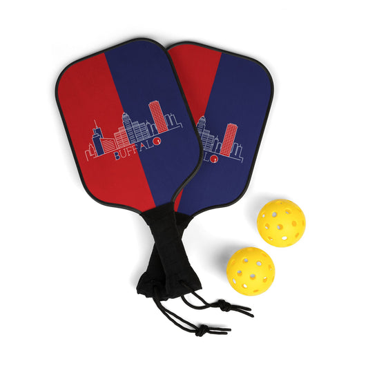 Buffalo - Red White and Blue City series - Pickleball Kit