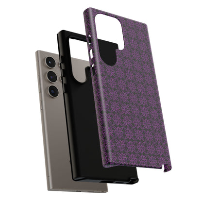 Vibrant Kaleidoscope - Purple - Black - Tough Cases