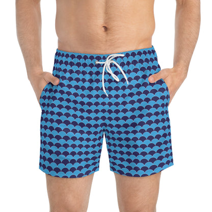 Blue Fans - Swim Trunks