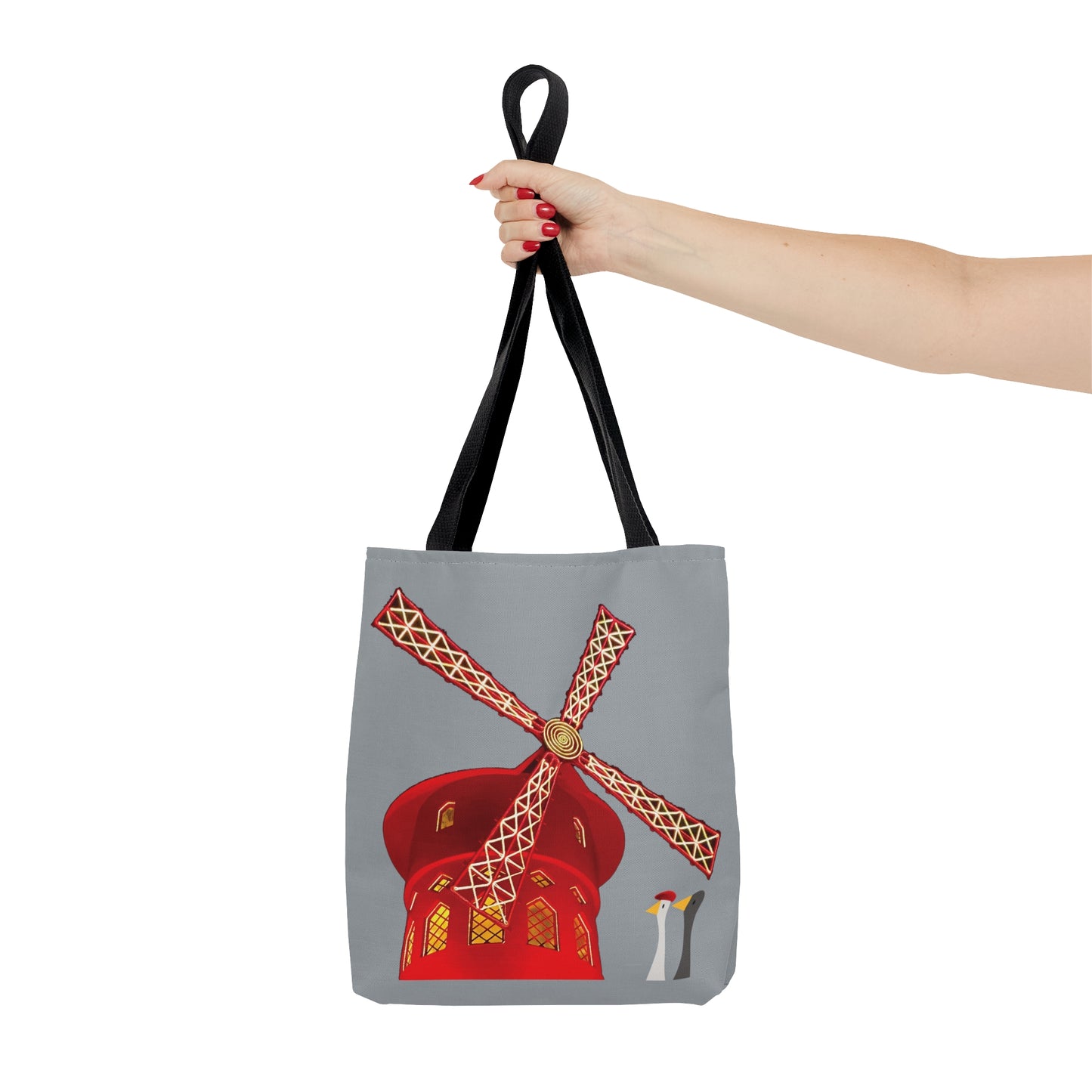 Ducks Visit Moulin Rouge - Gull Gray a5acaf - Tote Bag