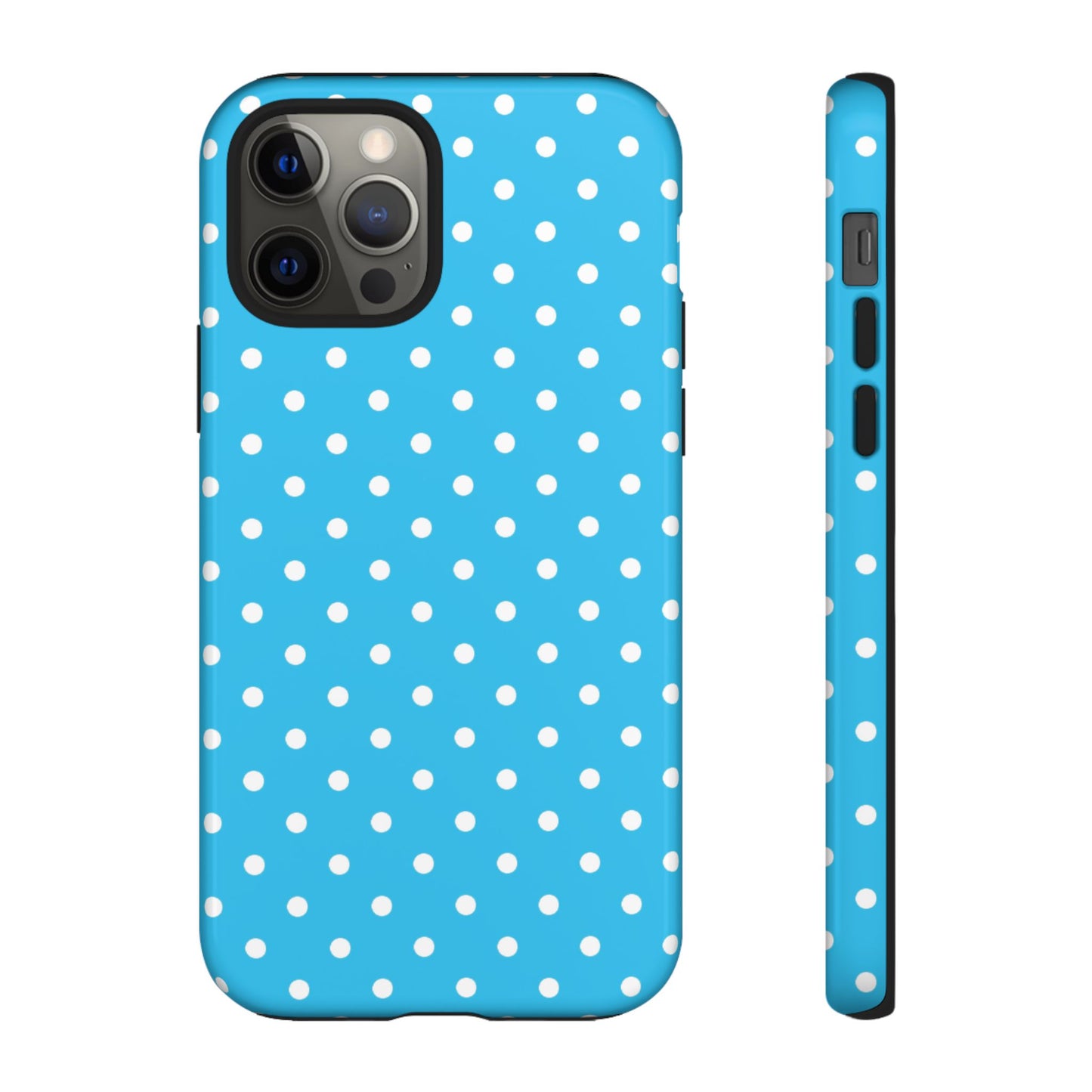 White dots on blue - Tough Cases