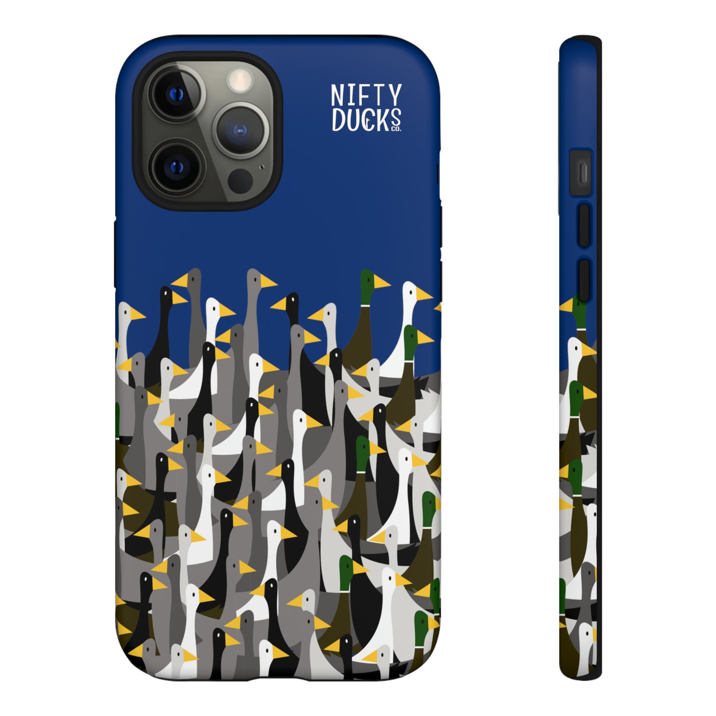 That is a LOT of ducks - Logo - Blue 003377 - Tough Cases