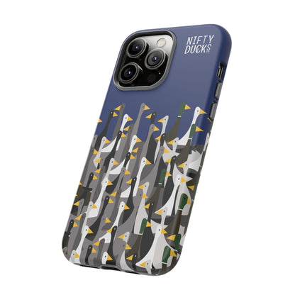 That is a LOT of ducks - Logo - Blue 003377 - Tough Cases