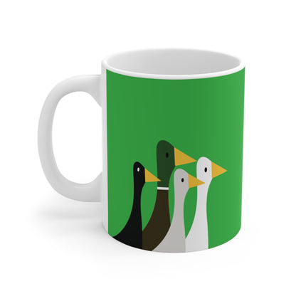 Take the ducks with you - Lime Green 21C12E  - Mug 11oz