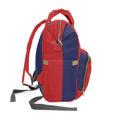 Kansas City - Red White and Blue City series - Multifunctional Diaper Backpack