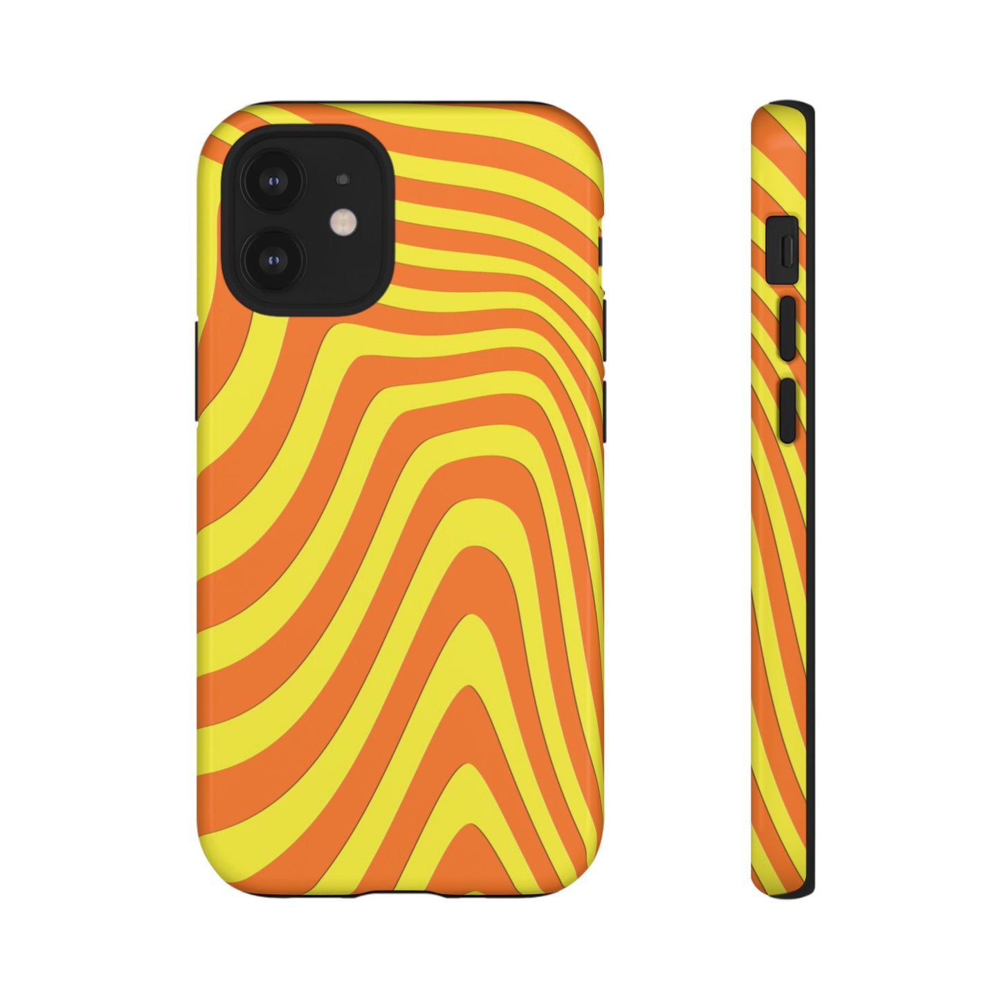 Retro wavy - Yellow and Orange - Tough Cases