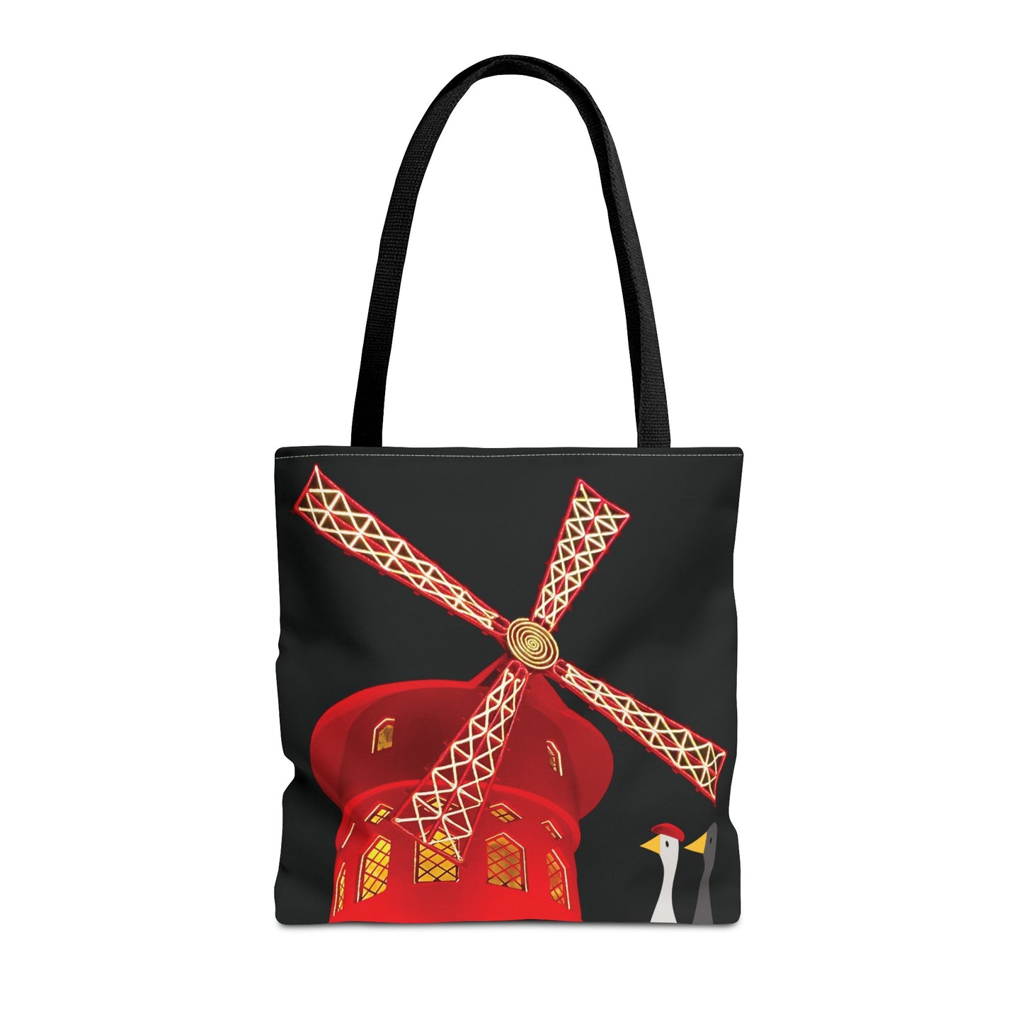 Ducks admiring Moulin Rouge - Tote Bag