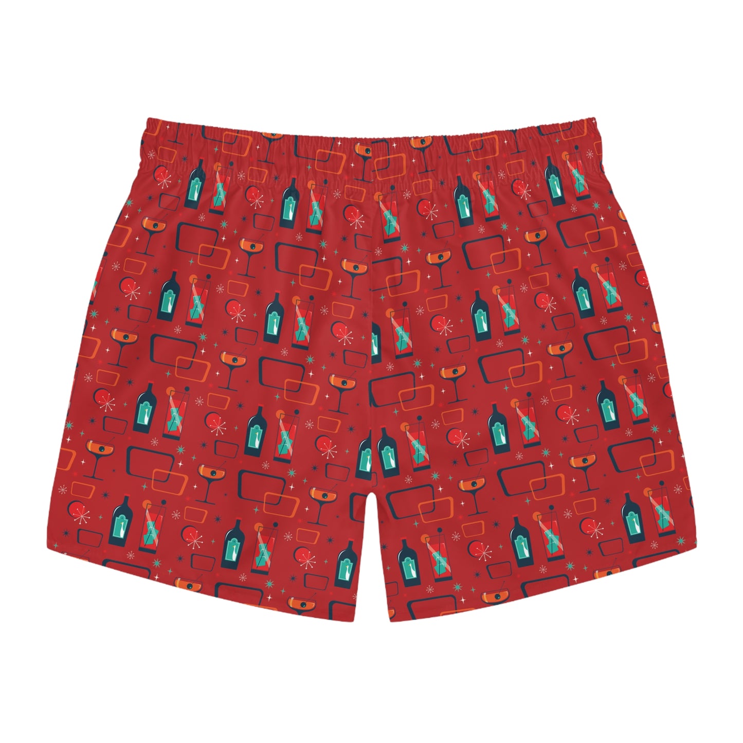 Cocktail Time - Red c20011 - Swim Trunks