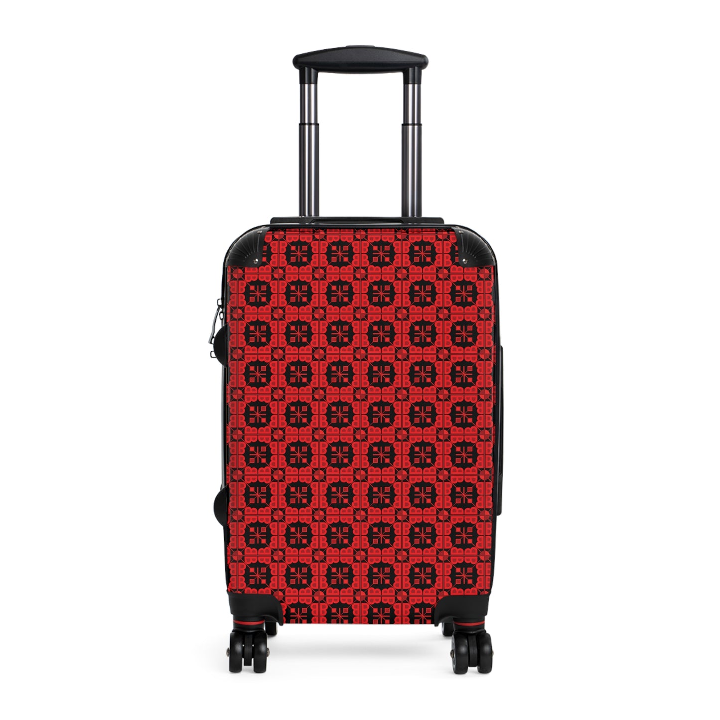 Letter Art - B - Red - Black 000000 - Suitcase