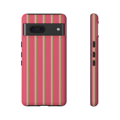 Pink and green stripes - Tough Cases