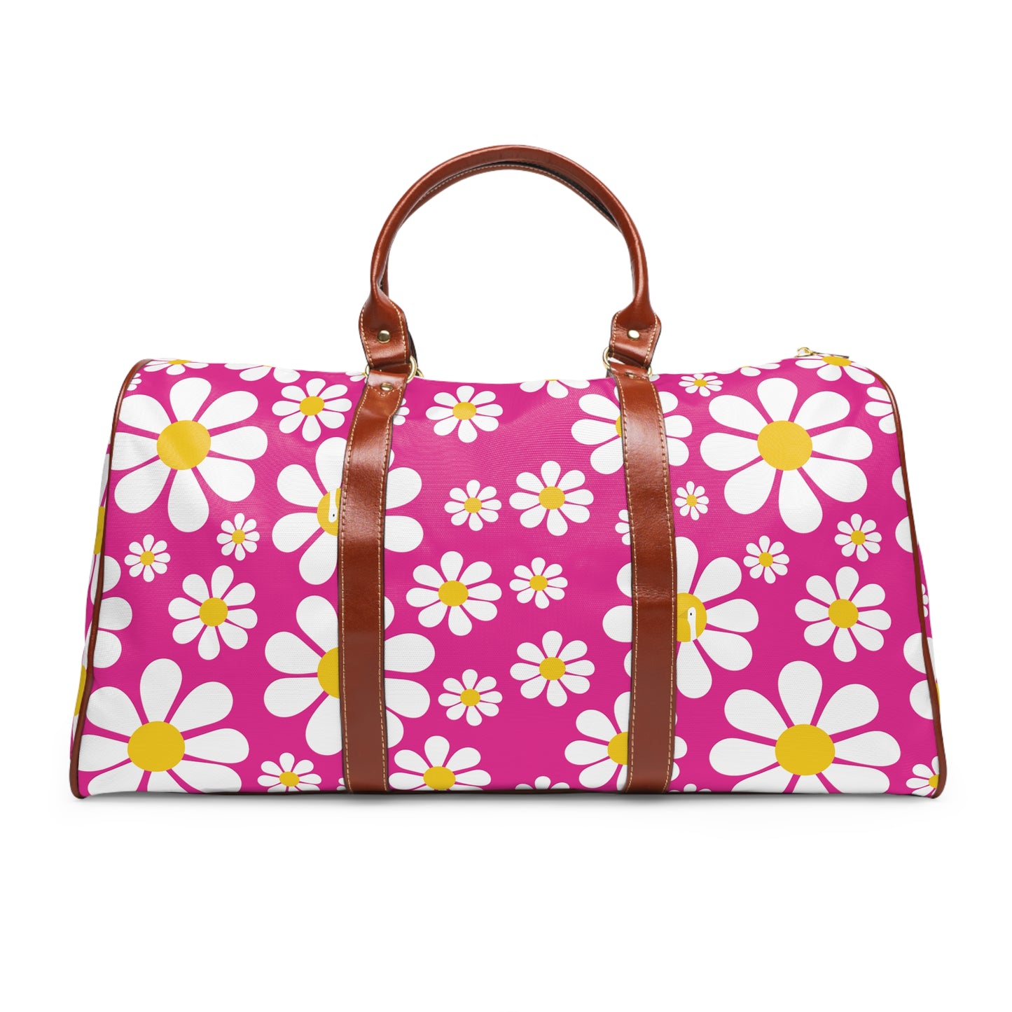 Ducks in Daisies - Mean Girls Lipstick ff00a8 - Waterproof Travel Bag