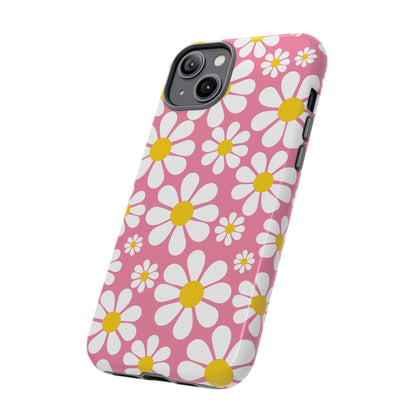 Daisies - Baby Doll Pink F88CAE- Tough Cases
